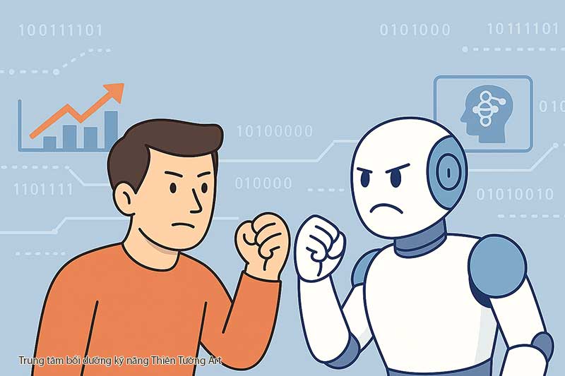 con người và AI