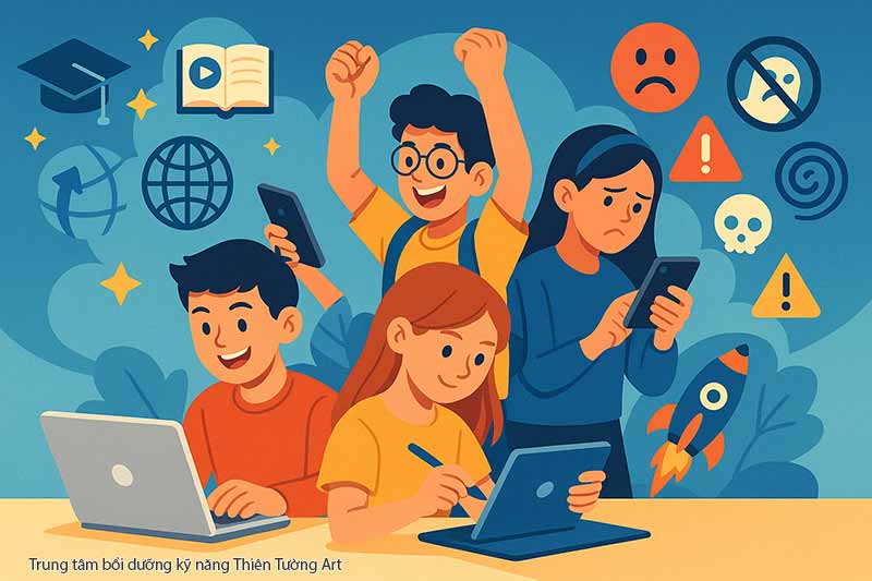 học sinh thời đại số