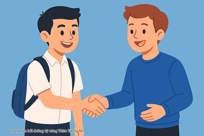 giao tiếp thân thiện, lịch sự