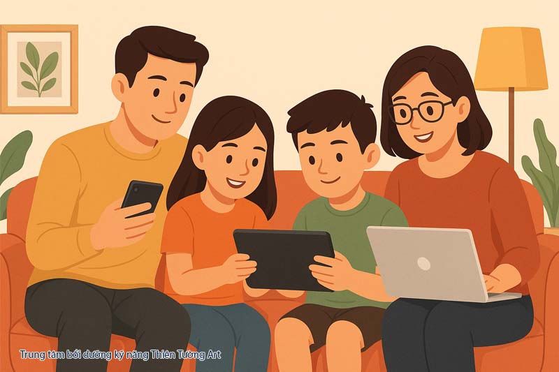 kỹ năng số trong gia đình