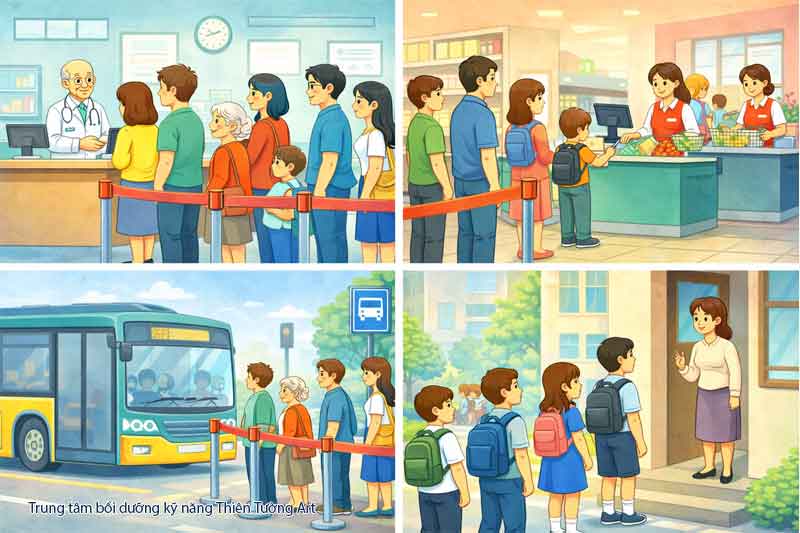 văn hoá xếp hàng