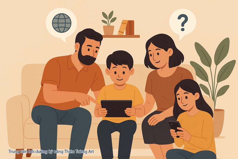 kỹ năng số trong gia đình