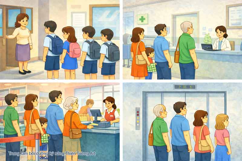 văn hoá xếp hàng