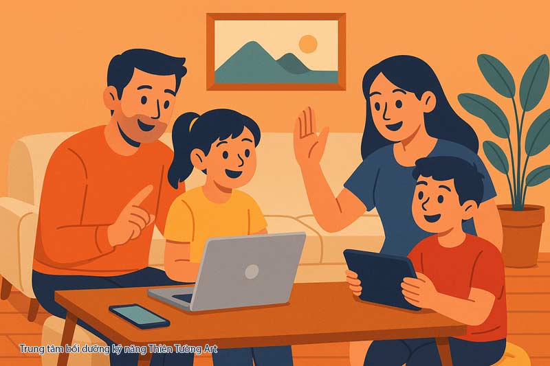 kỹ năng số trong gia đình