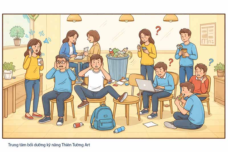 tôn trọng không gian chung