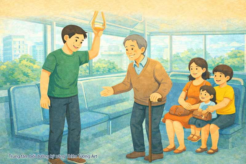 văn hóa nhường ghế