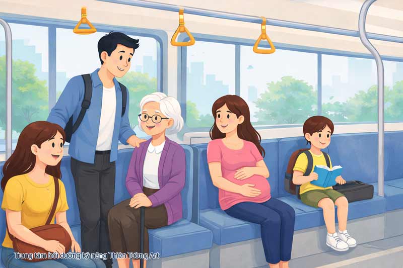 ứng xử trên phương tiện công cộng