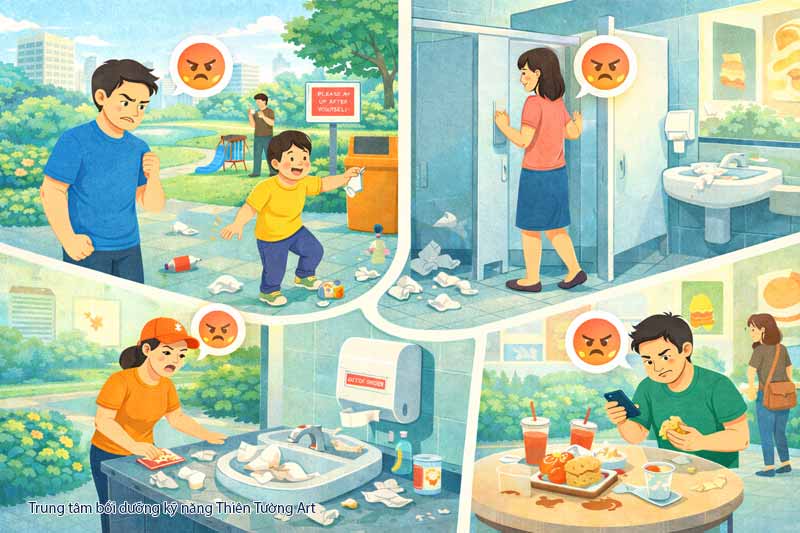 giữ vệ sinh chung