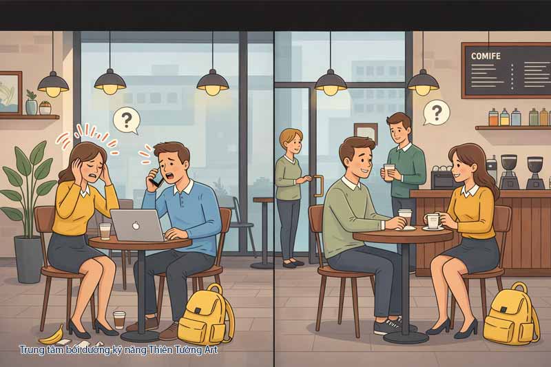 tôn trọng không gian chung