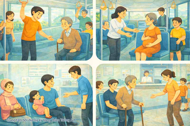 văn hóa nhường ghế