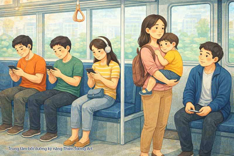 văn hóa nhường ghế