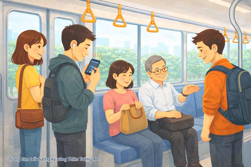 ứng xử trên phương tiện công cộng