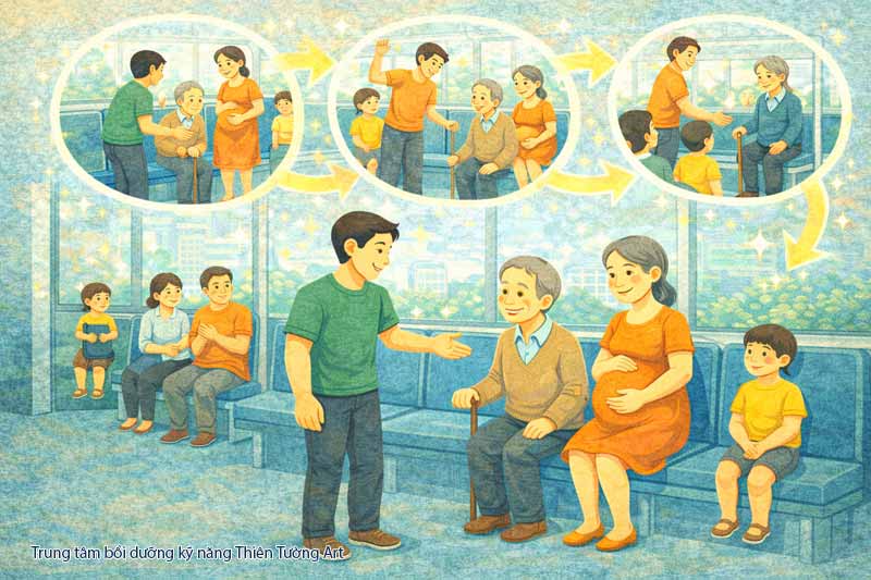 văn hóa nhường ghế