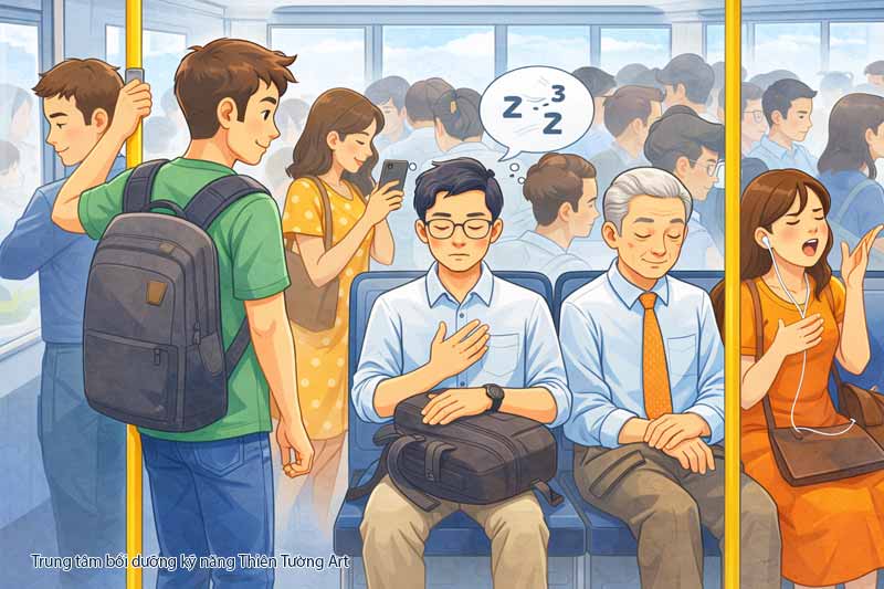 ứng xử trên phương tiện công cộng