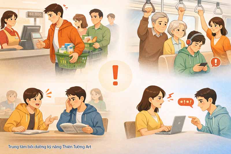 ứng xử khi có bất đồng