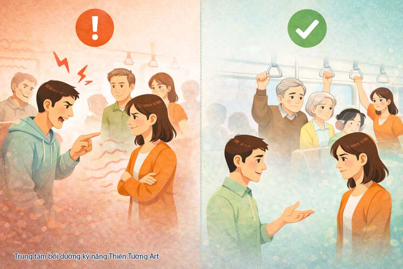 ứng xử khi có bất đồng