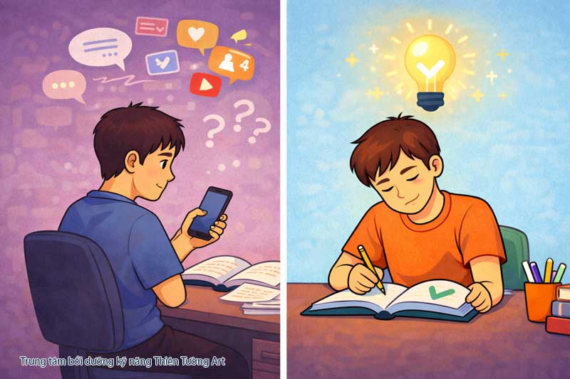 tập trung trong học tập