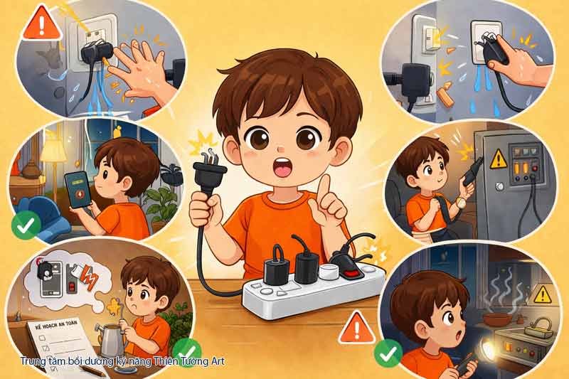 an toàn khi sử dụng điện
