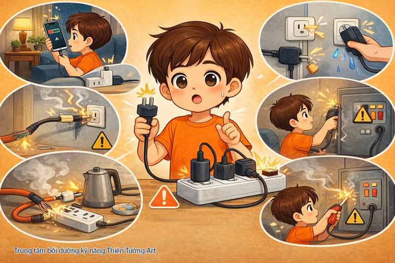 an toàn khi sử dụng điện