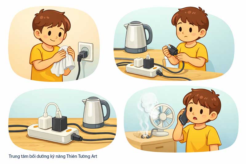 an toàn khi sử dụng điện