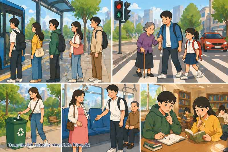 tôn trọng luật lệ nơi công cộng