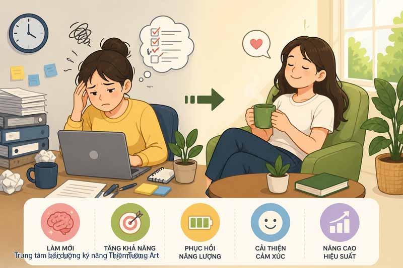 nghỉ ngơi hợp lý