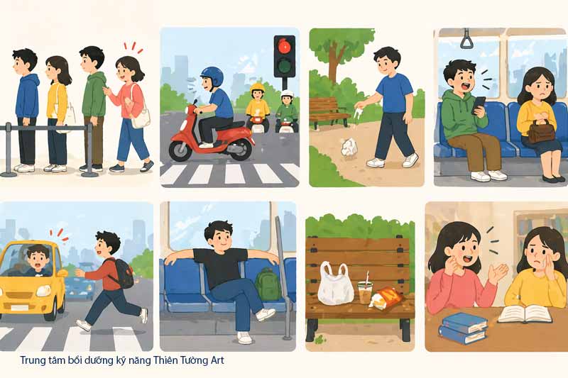 tôn trọng luật lệ nơi công cộng